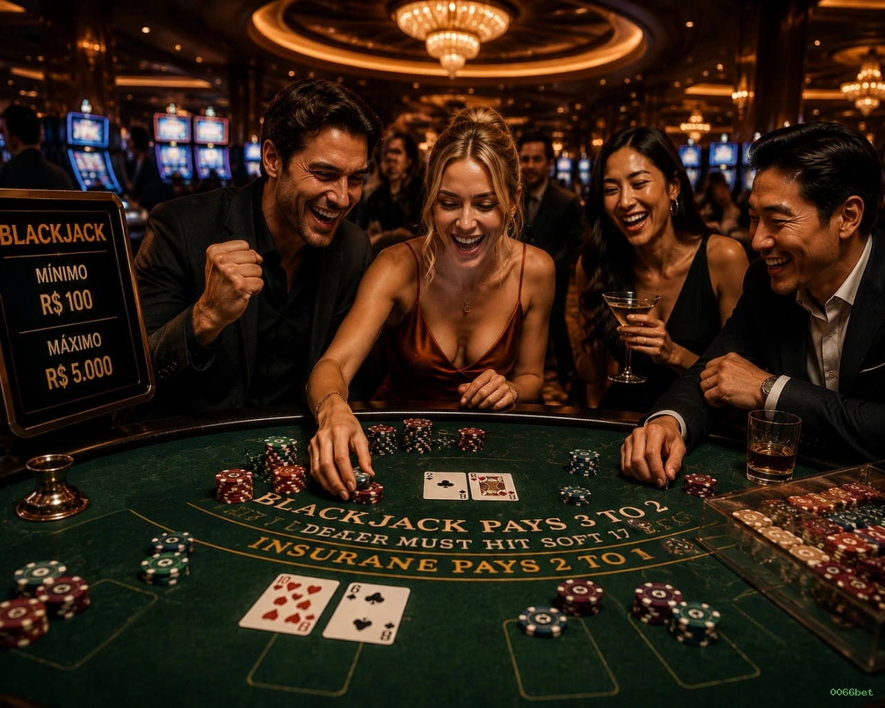 Maria Santos acumulou R$ 850K no Blackjack